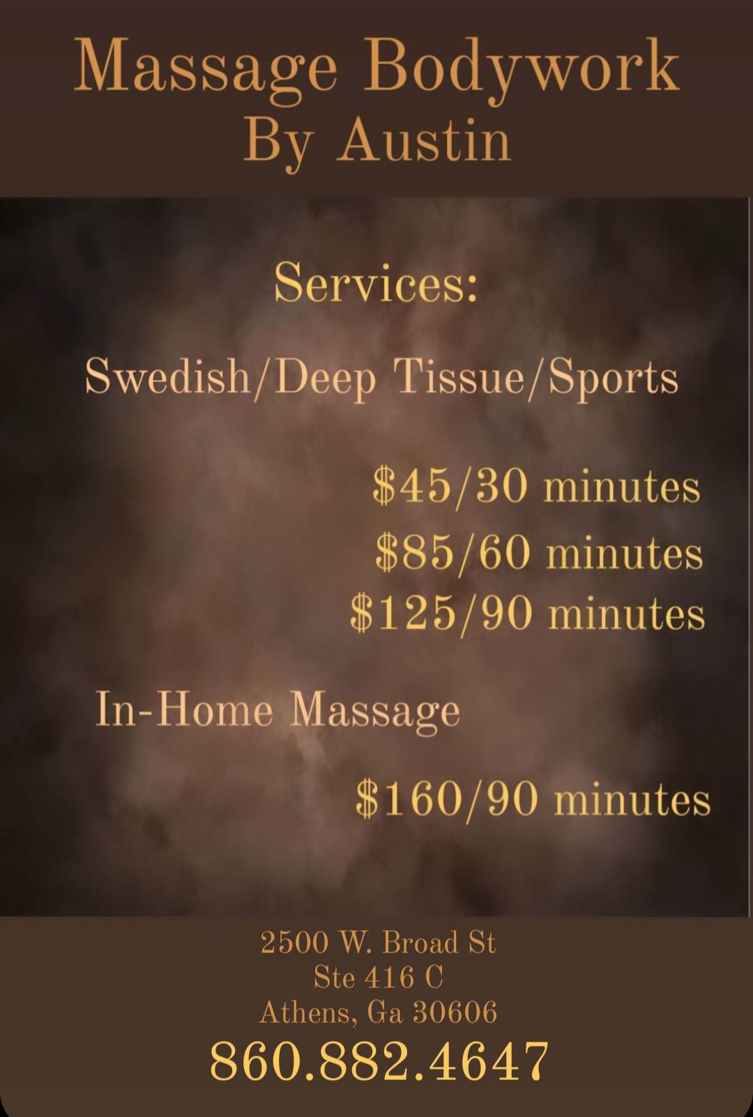 massage bodywork by austin services